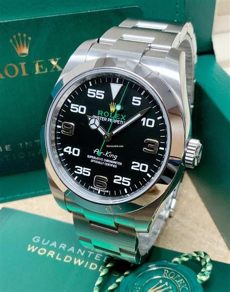 rolex air king black price|Rolex Air-King price used.